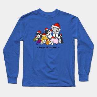 Merry Christmas from these Cute Animals Long Sleeve T-Shirt